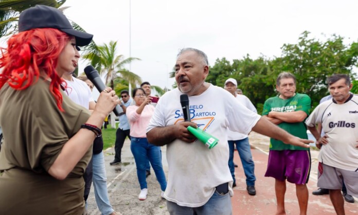 Layda Sansores se compromete a apoyar a los pescadores tras ‘Milton’