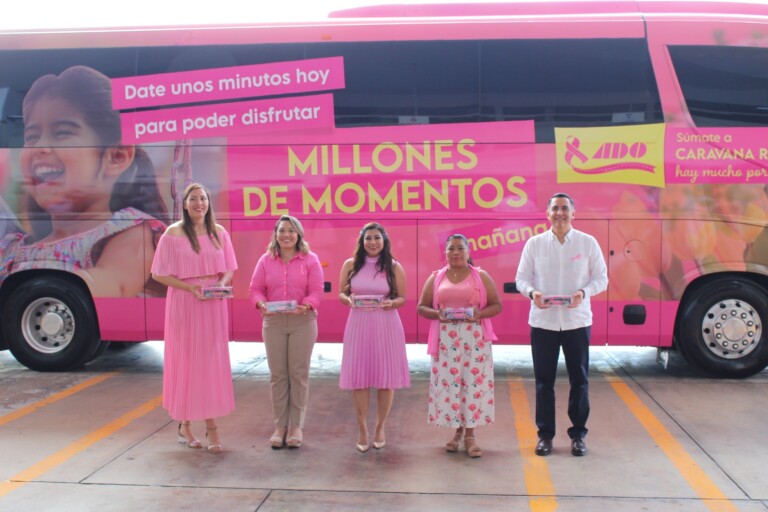 Ponen en marcha la campaña “Caravana Rosa” en Yucatán