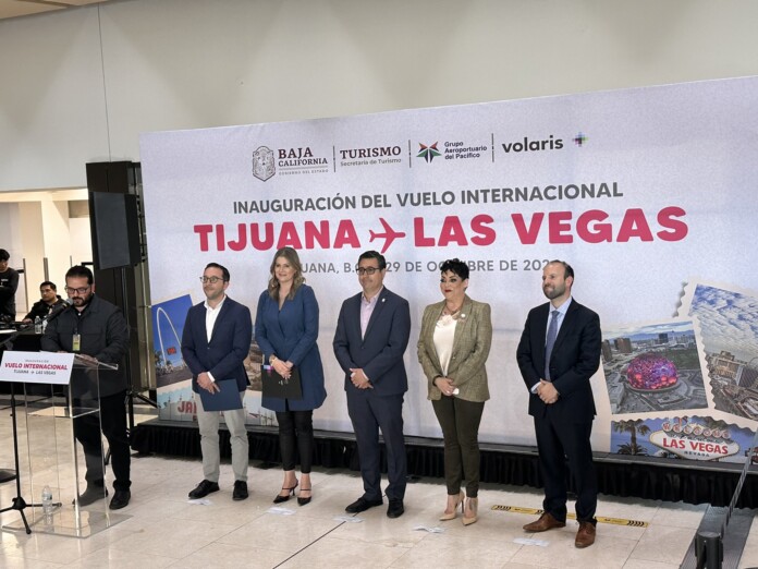 Tijuana inaugura nuevo vuelo internacional a Las Vegas