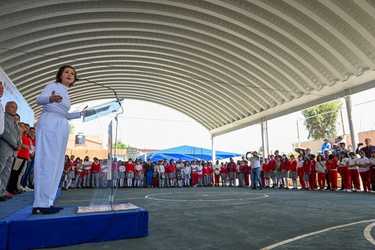 Suman 37 arcotechos entregados a escuelas por el gobierno de Naucalpan