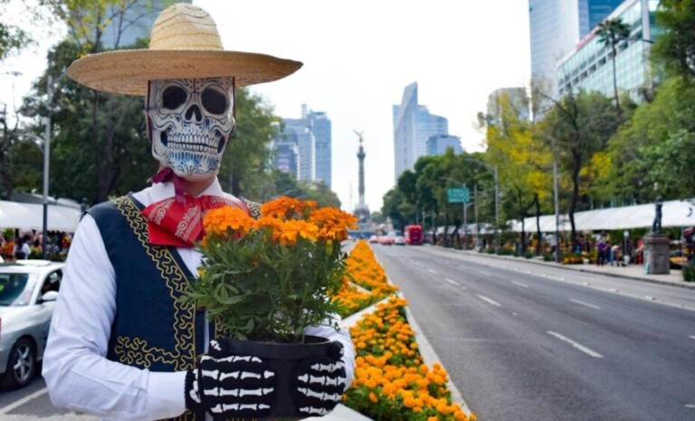 ¡El Festival de las Flores de Cempasúchil llega a Paseo de la Reforma!