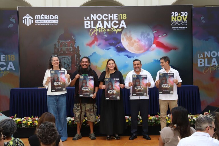 Anuncian el programa de la 18° edición de la Noche Blanca en Mérida