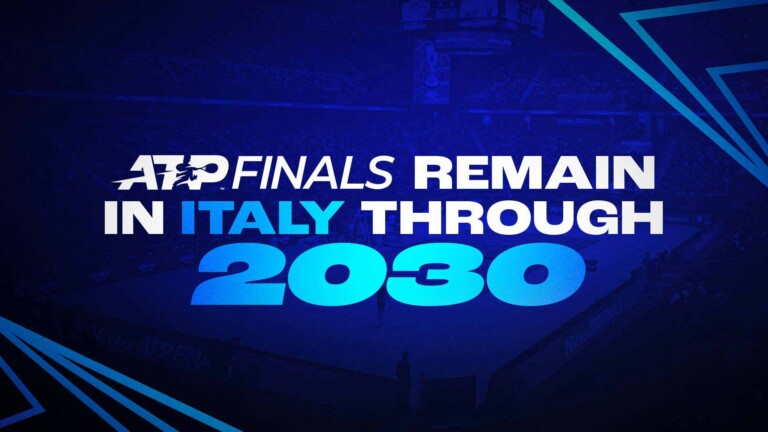 Anuncian extensión de las Nitto ATP Finals en Italia hasta 2030