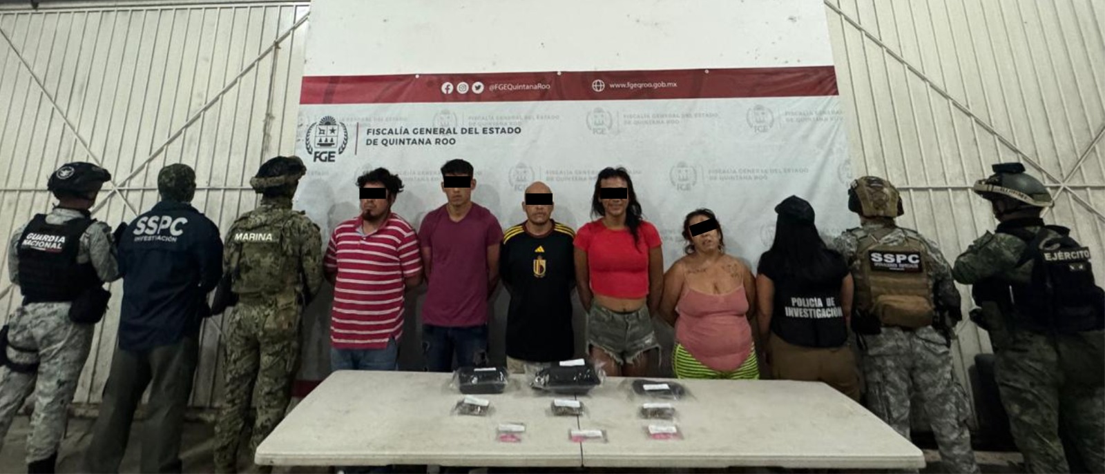 Cateos en Quintana Roo dejan 11 personas detenidas