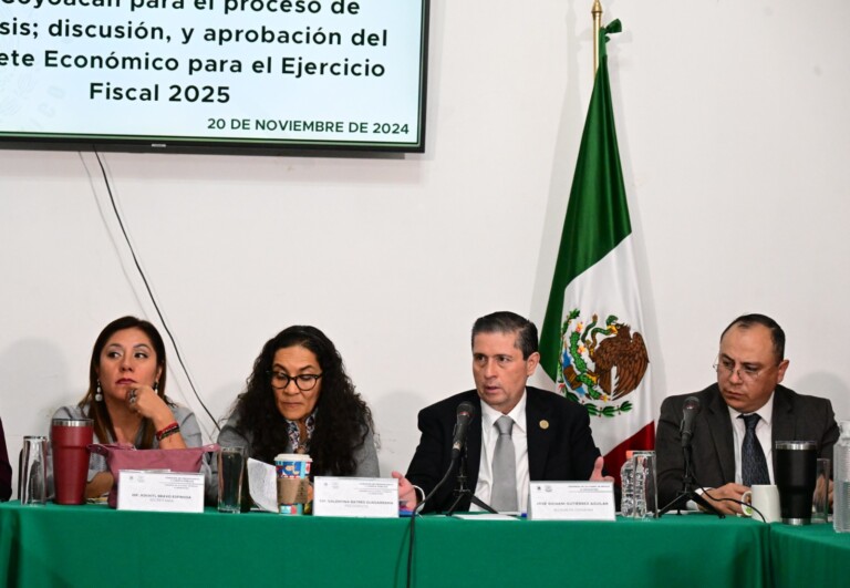 Coyoacán solicita incremento presupuestal para fortalecer infraestructura y seguridad en 2025