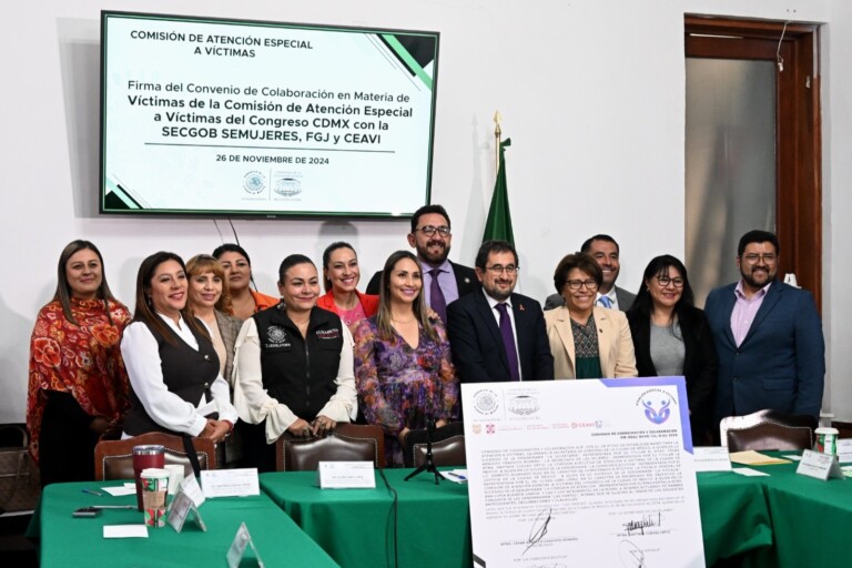 Firman convenio instituciones de la CDMX para mejorar atención a víctimas de violencia