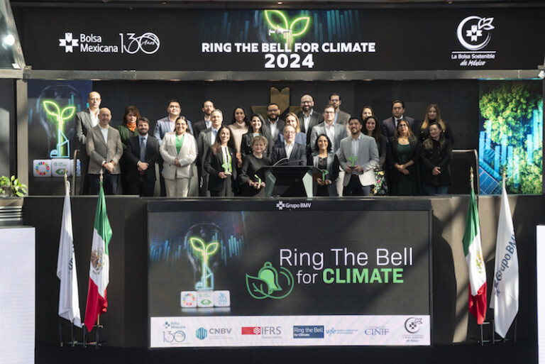 Grupo BMV impulsa un futuro sostenible para el mercado y el planeta con el “Ring the Bell for Climate”