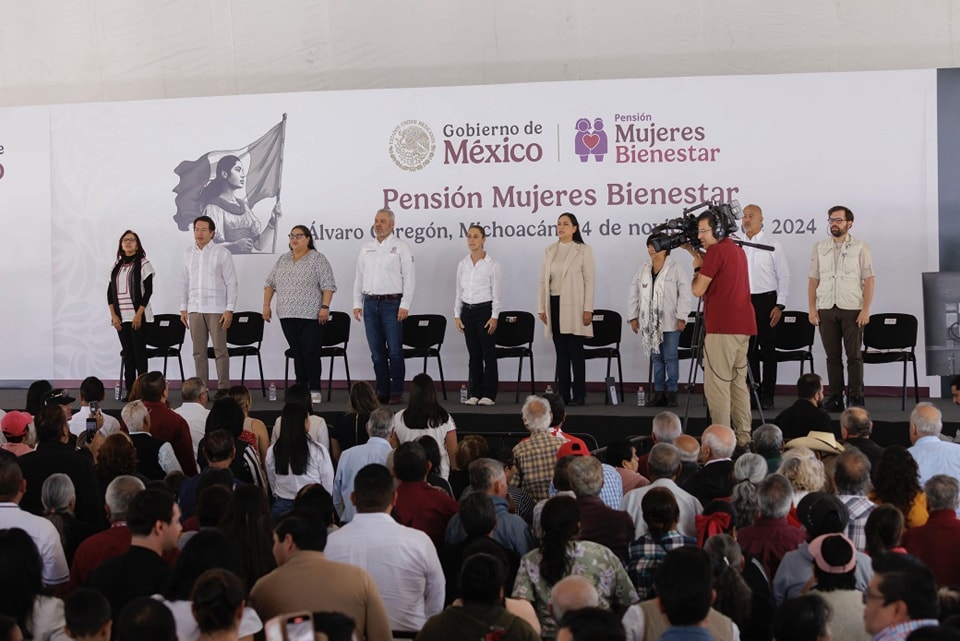 Pensión Mujeres Bienestar. Michoacán.