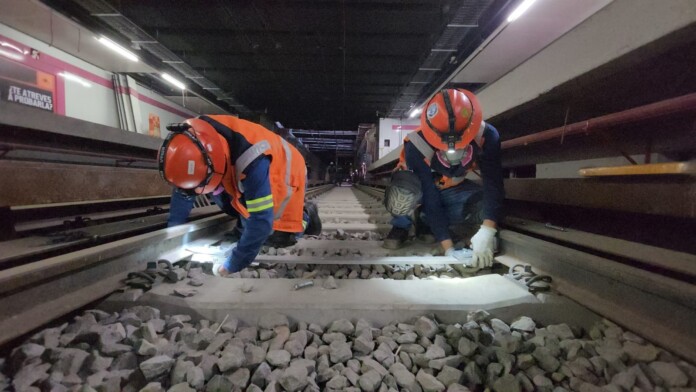 Supervisan avances en tramo Cuauhtémoc-Insurgentes de la Línea 1 del Metro