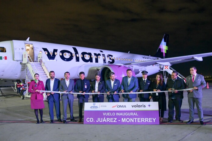 Inicia operaciones vuelo directo Monterrey-Ciudad Juárez