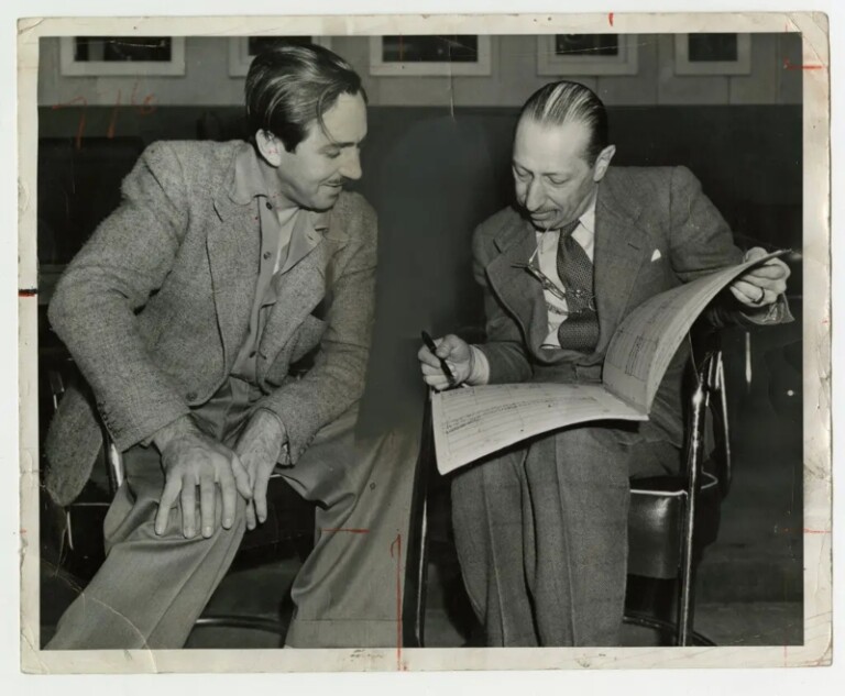 Recuperan el archivo del Misterioso encuentro oculto entre Igor Stravinsky y Walt Disney