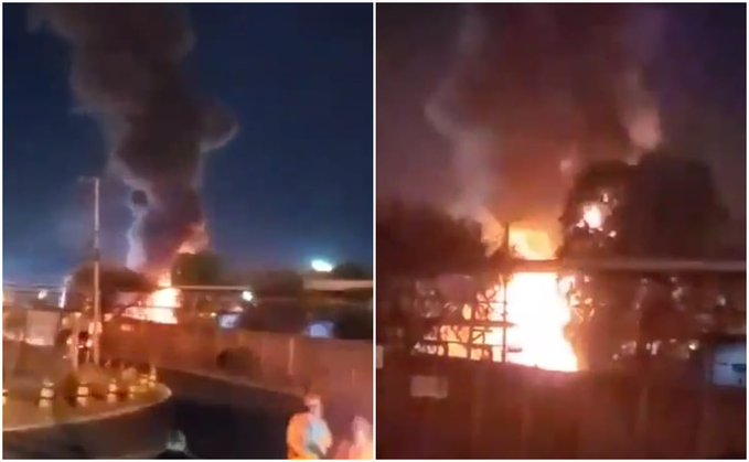 Se registra incendio en refinería de Salamanca, Guanajuato