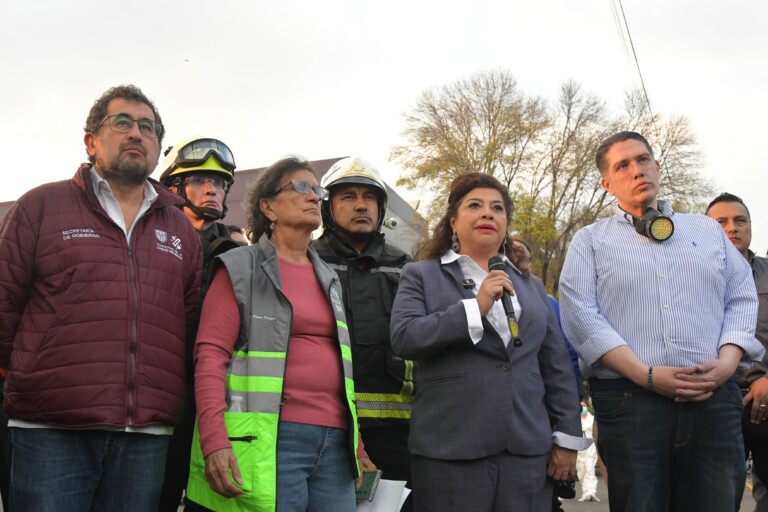 Supervisan autoridades operativo de contención tras incendio en Benito Juárez que dejó víctimas