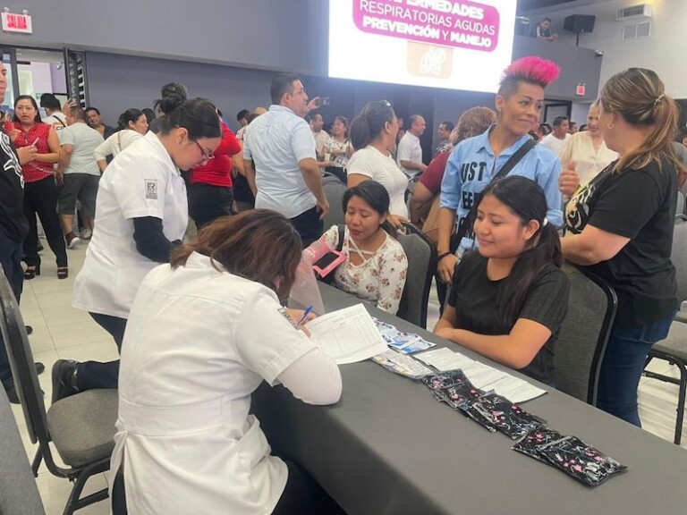 Realiza gobierno de Benito Juárez brigada de salud en CROC