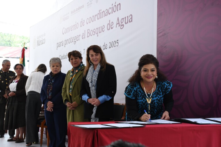 Fortalecen la Protección del Bosque de Agua con nuevo convenio interinstitucional