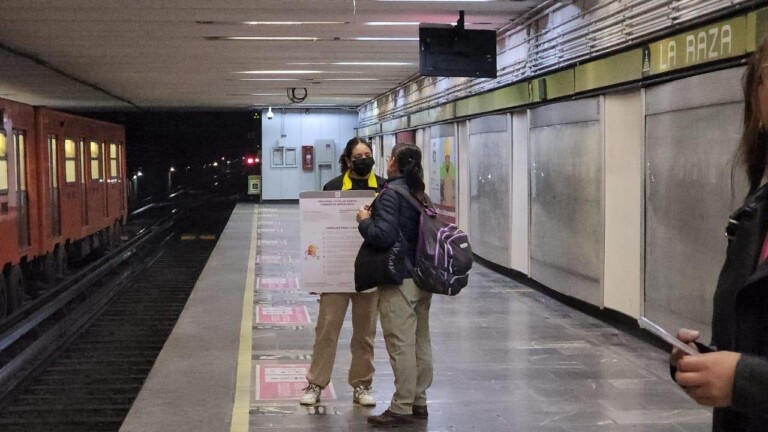 Brinda el STC Metro apoyo a personas en crisis con módulos itinerantes