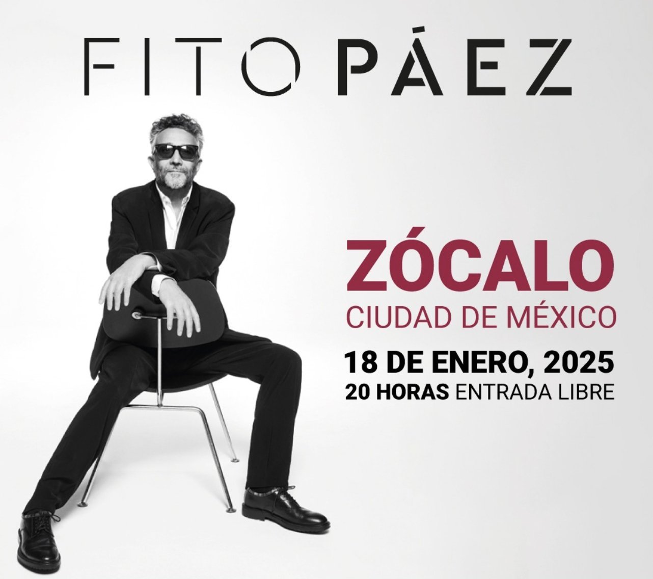 Destaca SEDECO impacto económico del concierto gratuito de Fito Páez