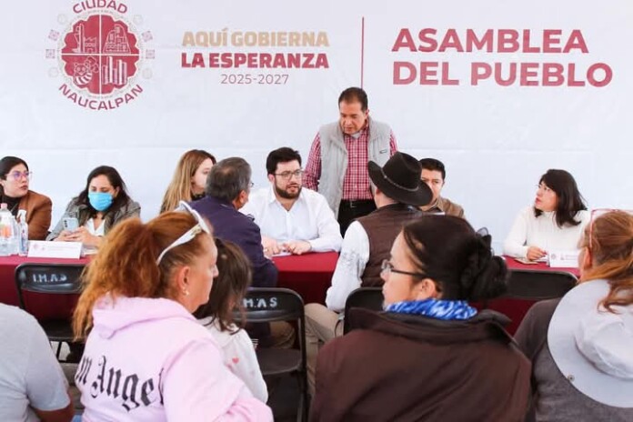 Asambleas del Pueblo, en Naucalpan, encabezadas por Isaac Montoya.