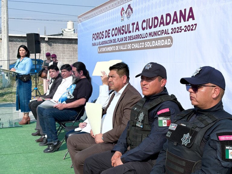 Primer Foro de Consulta Ciudadana, en Valle de Chalco, Estado de México. Imagen de internet.