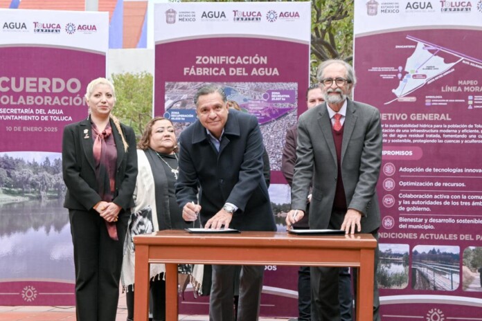 Acuerdo Fábrica de Agua en Toluca.