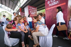 Mara Lezama realiza Audiencia “La Voz del Pueblo” en Felipe Carrillo Puerto