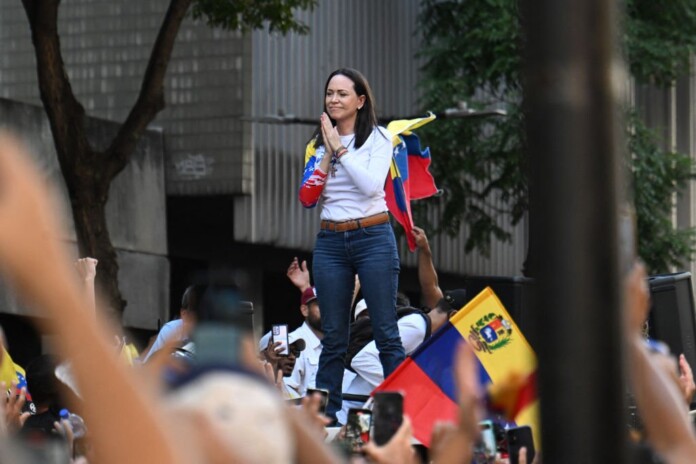 María Corina Machado fue detenida tras protesta contra Maduro