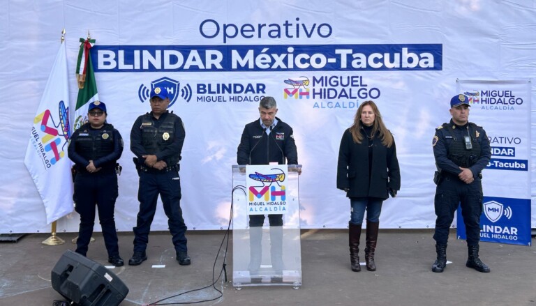 Mauricio Tabe lanza el “Operativo Blindar México-Tacuba para aumentar la seguridad