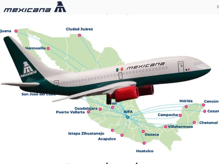 Mexicana de Aviación dejará de operar en 8 rutas