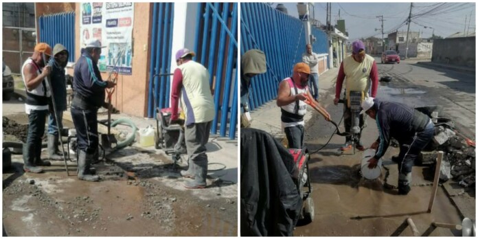 Atención a fugas de agua en Ecatepec, Estado de México. Imágenes de internet.