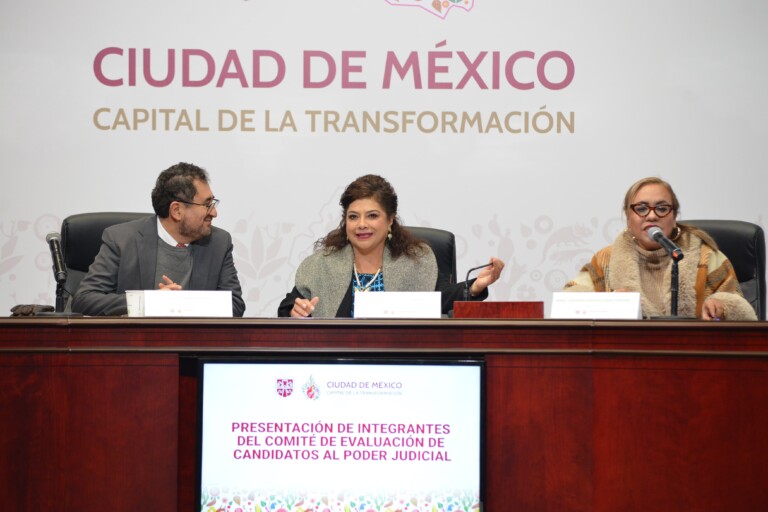 Presentan Comité de Evaluación para el Poder Judicial de la Ciudad de México