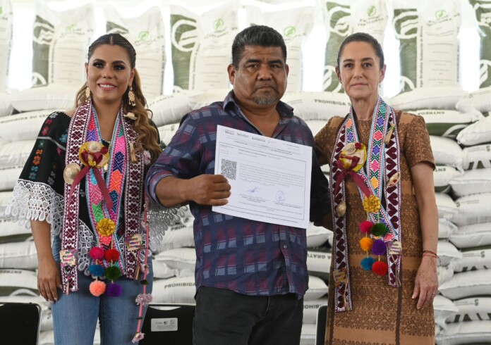 Arranque del Programa Nacional de Fertilizantes para el Bienestar, en Guerrero.