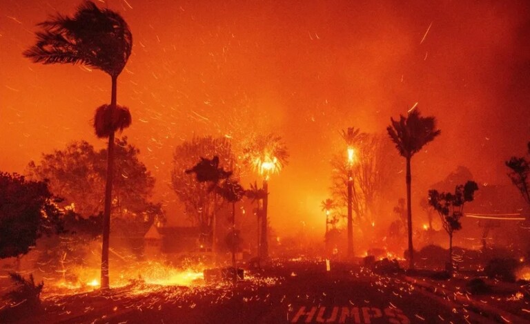 ¡Los Ángeles, California en llamas!