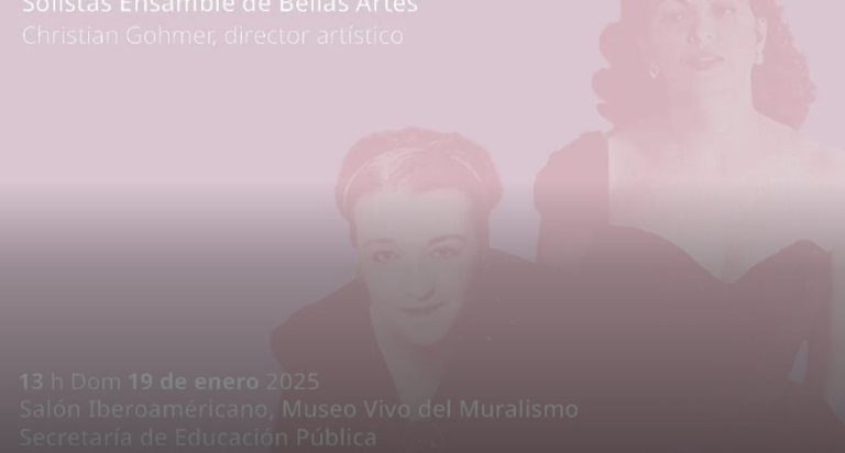 Música INBAL inicia las actividades del 2025 celebrando el legado de María Grever y Consuelo Velázquez