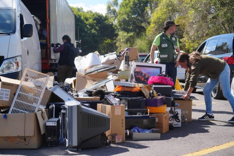 Ciudad de México logra acopio récord de 70 toneladas de desechos electrónicos