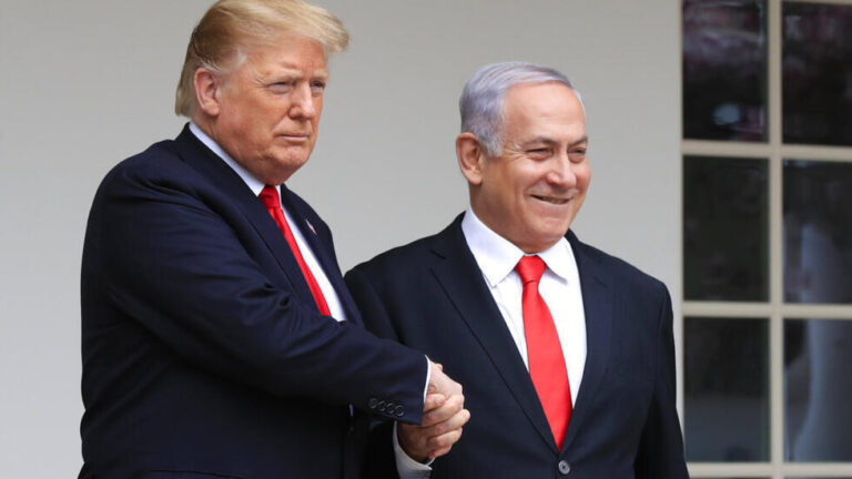 Donald Trump recibe a Netanyahu en la Casa Blanca