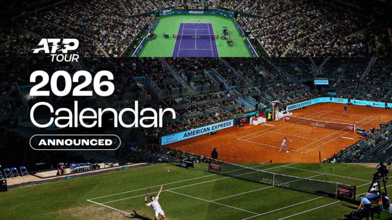 El ATP Tour 2026 presenta su calendario con 59 torneos en 29 países