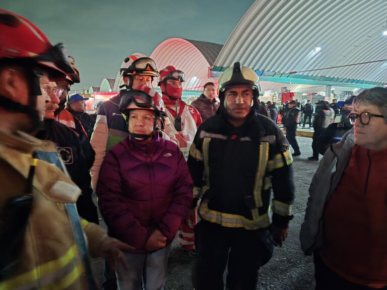 Incendio en el Mercado de Flores y Hortalizas de la Central de Abasto CDMX es controlado sin víctimas