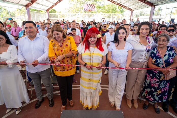 Layda Sansores inauguró obras de infraestructura física en Champotón