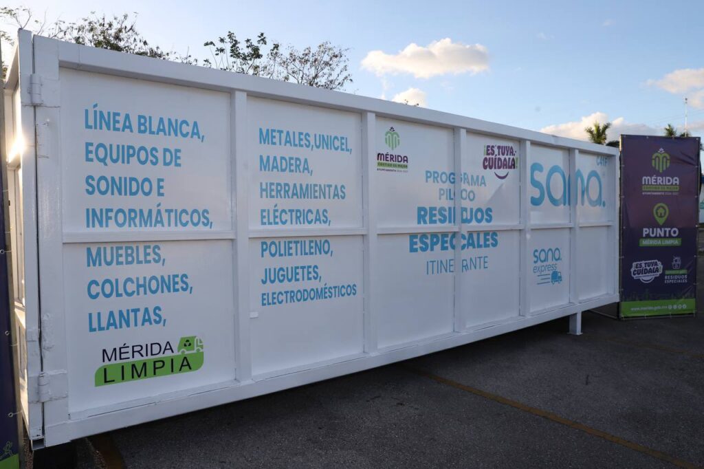 Mérida refuerza su campaña de limpieza con nuevos contenedores