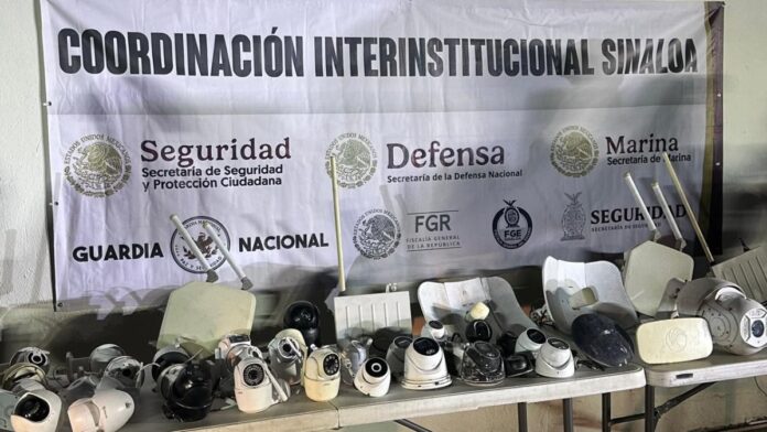 Retiran más de 300 cámaras clandestinas en Culiacán