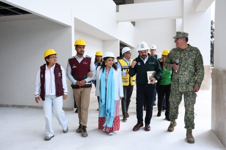 Supervisan avances en la reconstrucción del Hospital General Regional No. 25 en Iztapalapa