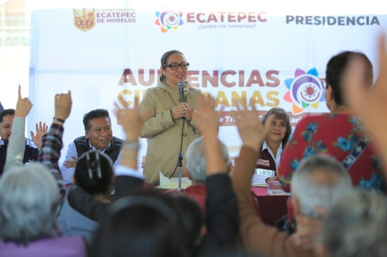 Voluntad, servidores públicos intachables y organización comunitaria para que funcione Ecatepec: Azucena Cisneros