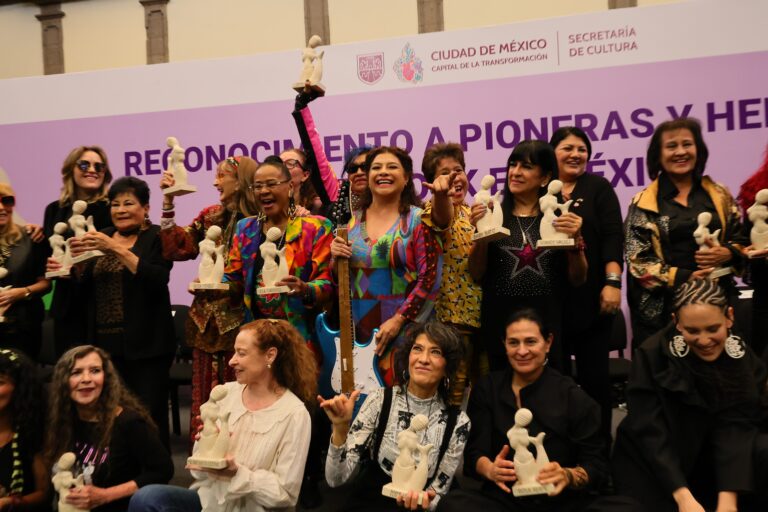 Reconocen a 44 mujeres pioneras del rock en el Festival por la Igualdad: Tiempo de Mujeres