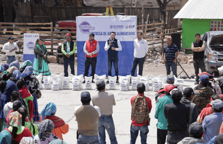 Entregan apoyo alimentario a más de 4 mil familias de Guachochi, Chihuahua