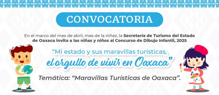 Convocan a concurso infantil de dibujo para celebrar las riquezas de Oaxaca