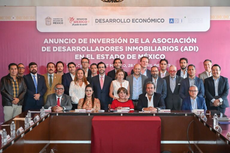 Delfina Gómez anuncia inversión de 3 mil 700 mdd para vivienda en Edomex