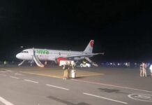 Evacuan avión de Viva Aerobus en Puerto Escondido por fuego en motor