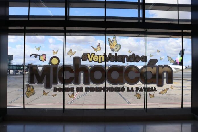Michoacán muestra sus tesoros turísticos en el Aeropuerto de Tijuana