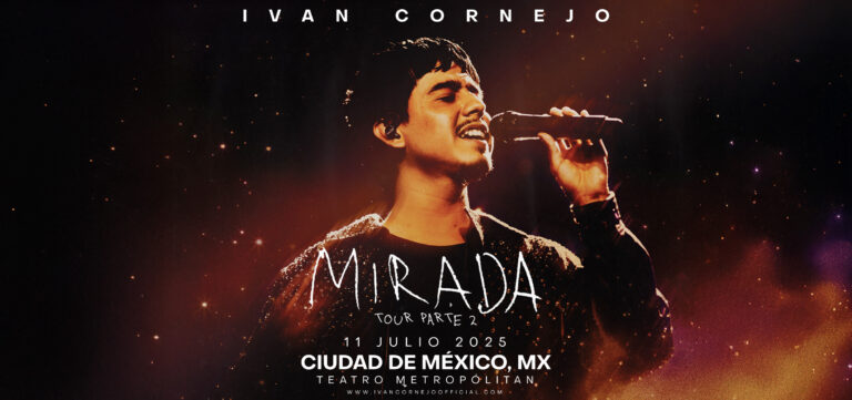 Mirada Tour de Iván Cornejo conquistará el Teatro Metropólitan en julio