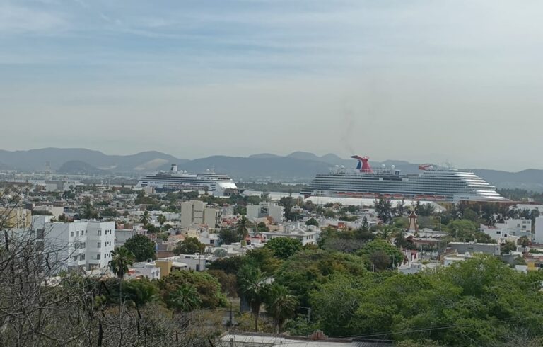 Nueve cruceros con 33 mil pasajeros han arribado a Mazatlán tan solo en abril